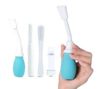 BianRIYiLiao Silicone Tongue Muscle Language Trainer 4 Pack, Adjust Pronunciation to Improve swallowing Problems, 25° Handle Design, Suitable for Language and Oral Problems After Movement Disorders