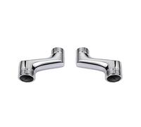 BiaoTeng 3/4 to 1/2 Shower Adapter,Adjustable Swing Arm,1/2 Inch to 3/4 Inch Adapter Brass,3/4 to 1/2 Elbow,Shower Hose Connector 3/4 to 1/2,Adjustable Swing Arm,Chrome A