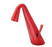 BiaoTeng Bathroom Sink Taps Modern Hot and Cold Bathroom Sink Mixer Tap 1 Hole Brass for Bathrooms Red