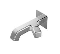 BiaoTeng Concealed Wall Mounted Bathroom Sink Tap Hot and Cold Basin Taps Mixers Brass Single Handle Chrome