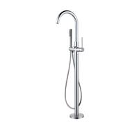 BiaoTeng Freestanding Taps for Bath Brushed Brass Chrome