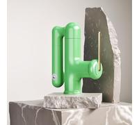 BiaoTeng Pull Out Bathroom Mixer Basin Tap with 360 Rotatable 3 Functions Hot and Cold Basin Taps Mixers Brass 1 Hole Green