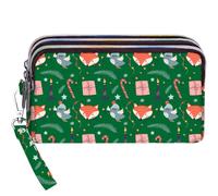 BIAOTIE Large Capacity Wristlet Wallet - Women Printed Nylon Waterproof Handbag Clutch Purse, Ha-01
