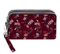 BIAOTIE Large Capacity Wristlet Wallet - Women Printed Nylon Waterproof Handbag Clutch Purse, Sku-ha-10
