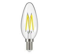 Energizer LED SES (E14) Candle Filament Non-Dimmable Bulb, Warm White 470 lm 4W