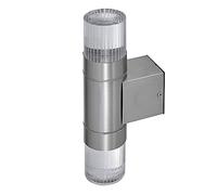 BillyOh Biard Led Stainless Steel Contemporary Wall Light - Up Down Wall Light