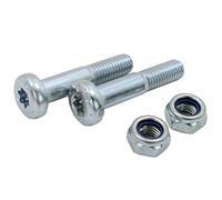 BIAREN 2x Front Lower Suspension Control Arm Wishbone Pinch Bolt For Ford Focus Mk1 Fiesta Mk3 Mk4 Escort KA Puma Scorpio Sierra 6080625 E802282S72