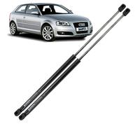 BIAREN 2x Rear Tailgate Boot Gas Struts For Audi A3 8P1 Hatchback 2003-2012 Lift Support System 480 (N) 488 MM 8P3827552A 8P3827552C 8P3827552