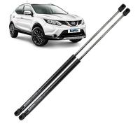 BIAREN 2x Rear Tailgate Boot Gas Struts For Nissan Qashqai J11 2013-2019 Lift Support System 425 (N) 530 MM 90450-4EA0A 90450-4EA1A
