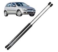 BIAREN 2x Rear Tailgate Boot Gas Struts For Vauxhall Opel Corsa C MK2 Hatchback 2000-2006 Lift Support System 350 (N) 475 MM 9114311 132670
