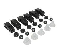 BIAREN Bonnet Wind Bug Stone Deflector Assembly Clips Set Fitting Kit Compatible with All Vehicles