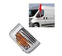 BIAREN Door Wing Mirror Indicator Lens Clear Left Passenger Side For Peugeot Boxer Fiat Ducato Citroen Relay 6325H0 6325H3