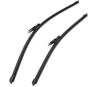 BIAREN Front Windscreen Wiper Blade For Land Rover Freelander II BMW 3 Series E90 F30 G20 Audi A3 S3 8P1 8PA Mercedes A GLA Class W176 X156-24" & 19" (600mm/480mm) - 8P0998002A - 2 pcs