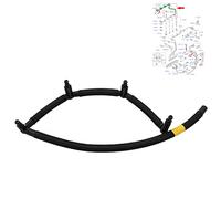 BIAREN Fuel Injector Leak Off Return Pipe for Ford Fiesta Focus C-Max 1.6 TDCI Peugeot 206 207 308 Partner Citroen C2 C3 C4 Berlingo 1.6 HDI Volvo C30 S40 S80 V50 V70 1.6 D 1574Q5 3M5Q9K022DC 1441256
