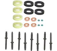 BIAREN Fuel Injector Seal Washer O-Ring Injector Studs Kit For Ford Focus C-Max Fiesta 1.6 TDCI Citroen C3 C4 Dispatch Berlingo Peugeot 207 307 Expert Partner 1.6 HDI Volvo C30 S40 V50 1.6 D 1314368