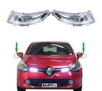 BIAREN Pair Door Wing Mirror Indicator Lens Set Right And Left Clear For Renault Clio Mk4 Captur 2012-2019 261659450R 261604623R
