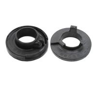 BIAREN Pair Rear Lower And Upper Rubber Suspension Spring Seat Cup Mounts For VW Volkswagen T5 Transporter Caravelle Multivan (2003-2015) 7H0511150B 7H0511149B