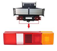 BIAREN Rear Tail Light Lamp Lens Right or Left For Ford Transit Mk5 Mk6 Mk7 Tipper Pick-Up Chassis Cab (1985-2014) 4388140 YC1513K464AA YC1513K464AB