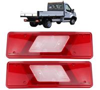 BIAREN Rear Tail Light Lamp Lens Set Right And Left For Ford Transit Mk8 Tipper Pick-Up Chassis Cab (2014 Onwards) 1831256 BK3113292AA 1831334 BK3113293AA