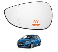 BIAREN Wing Mirror Glass Left Passenger Side For Ford Fiesta Mk7 2008-2017 1531444 8A6117K741DC Wing Mirror Glass + Back Plate