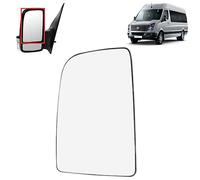 BIAREN Wing Mirror Upper Glass Left Non-Heated For Mercedes Sprinter Volkswagen VW Crafter 2006-2018 A0028111533 2E1857587D 28111533, Wing Mirror Glass + Back Plate