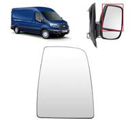 BIAREN Wing Mirror Upper Glass Right Driver Side Non-Heated For Ford Transit Mk8 2014 Onwards 1823994 BK3117K740AA Wing Mirror Glass + Back Plate