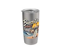 Biarritz France Lighthouse Stainless Steel Insulated Tumbler