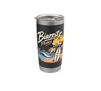 Biarritz France Lighthouse Stainless Steel Insulated Tumbler