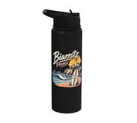 Biarritz France Lighthouse Stainless Steel Insulated Water Bottle