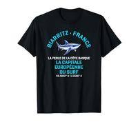 Biarritz France Shortfin Mako Shark T-Shirt