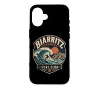 Biarritz France Surf Club Surfer Case for iPhone 16