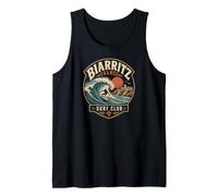 Biarritz France Surf Club Surfer Tank Top