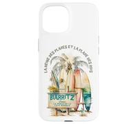Biarritz France The Queen of Beaches and The Beach of Kings Case for iPhone 15