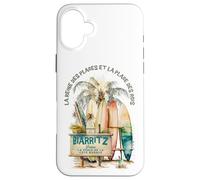 Biarritz France The Queen of Beaches and The Beach of Kings Case for iPhone 16 Plus