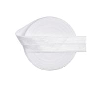 Bias Tape for Sewing 2 5 10 Yard 3/4" 20mm Solid Shiny Fold Over Elastic FOE Spandex Satin Band Tape Hair Tie Headband Dress Sewing Trim(Color1,5 Yards)