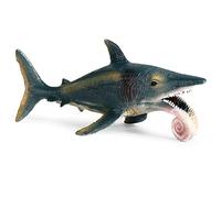BIASTNR Helicoprion Shark Toys, Spiral Tooth Shark Toy Prehistoric Sea Creatures Model, Realistic Ocean Organism Cognitive Toy Figure for Ages 3+ Kids