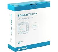 Biatain Silicone Foam Dressing, 7.5 x 7.5 cm, Pack of 10