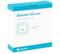 Biatain Silicone Foam Dressing 7.5cm x 7.5cm - Pack of 5 | Gentle Silicone Adhesive | Highly Absorbent, Comfortable & Secure Wound Care