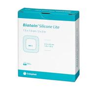 Biatain Silicone Lite Square Foam Dressing, 7.5 x 7.5 cm
