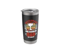 Biathlon Dad Skiing Shooting Ski Sport Biathlete Stainless Steel Insulated Tumbler