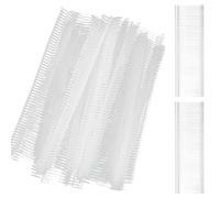 Biaungdo 5000 Pcs 25mm/1 Inch Standard Tagging Gun Fasteners, Transparent Plastic Label Gun Price Tagging Barbs Attachments for Clothing, Retail, Price Tag