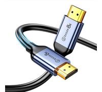 biaze 5M 8K HDMI 2.1 Cable 48Gbps, Ultra High Speed HDR10+ Dolby Vision, 4K@240Hz 8K@60Hz, VRR & ALLM, Braided Cord, Compatible with PS5/Xbox Series X/Roku TV/Switch/Blu-Ray