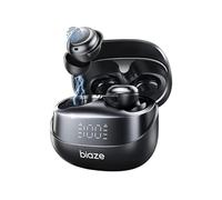 biaze Wireless Sleep Earphones,Side Sleep Earphones with Noise Reduction Function in Ear with Bluetooth 5.4,LED Display 3g Mini Earbuds,30H Long Battery Life Compatible with Apple and Android,Black