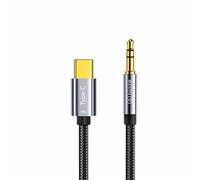 Biaze Y96 USB C to 3.5mm Audio Aux Jack Cable - USB-C to Aux Adapter with Built-In DAC, 48 kHz/16-Bit High-Res Sound - Plug & Play for Headphones, Speakers, Car Audio, 0.5 m