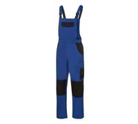 Bib and Brace Overalls Heavy Duty Work Trousers Combat Cargo Dungarees Knee Pad Pockets Blue_38W / 32L