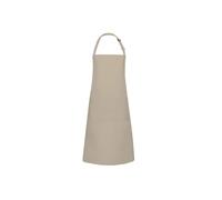 Bib apron with buckle and pocket Karlowsky Basic Beige TU