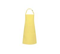 Bib apron with buckle and pocket Karlowsky Basic Jaune TU