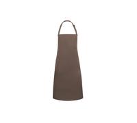 Bib apron with buckle Karlowsky Basic Marron TU