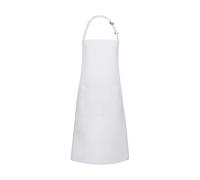 Bib apron with pocket Karlowsky Basic Blanc TU