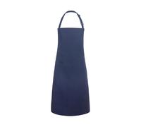 Bib apron with pocket Karlowsky Basic Bleu TU